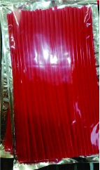 STRAWS SOLID COLOR RED - 1809 - 00046