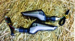 LED TWO COLOR INDICATOR FRONT.TOP WHITE DAY RUNNING LIGHT -SIGNAL FLOWING YELLOW LIGHT - 1411-00176